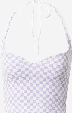 Nasty Gal - Top em roxo: frente