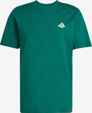 ADIDAS SPORTSWEARTehnička sportska majica 'Mini Pizza' - zelena boja: prednji dio