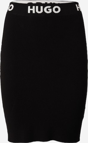 HUGO Spódnica w kolorze czarny: przód