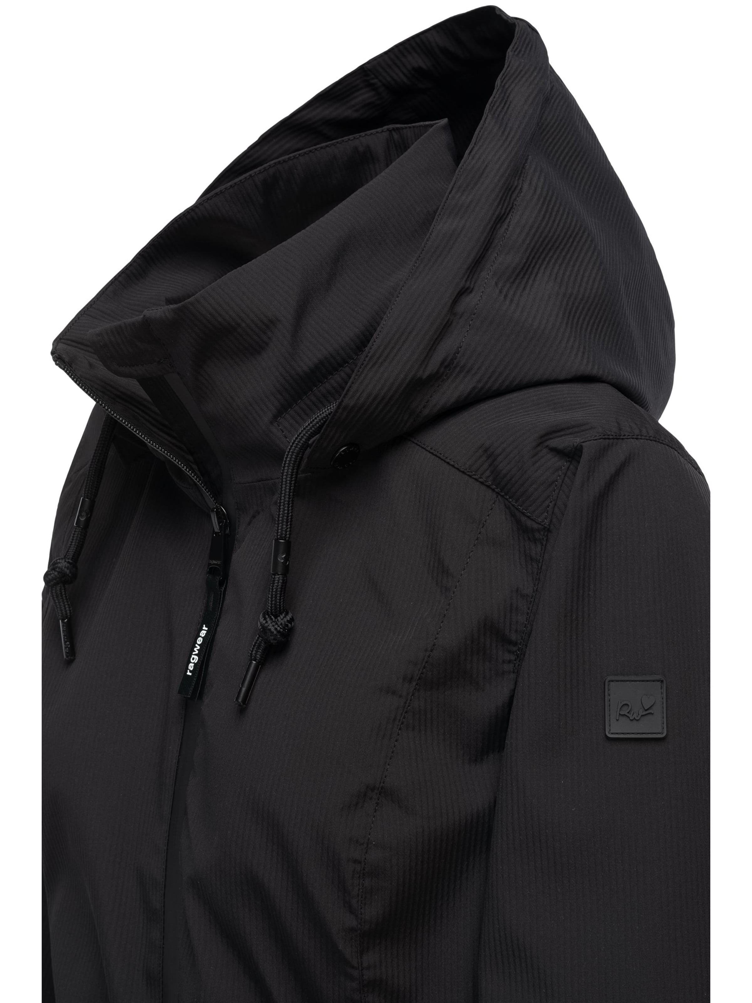 melns Ragwear Jaka-mētelis 'Dakkota B'