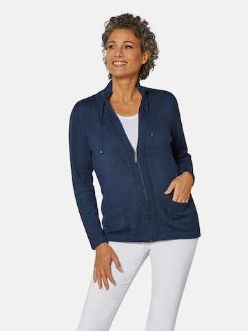 Cardigan Goldner en bleu : devant