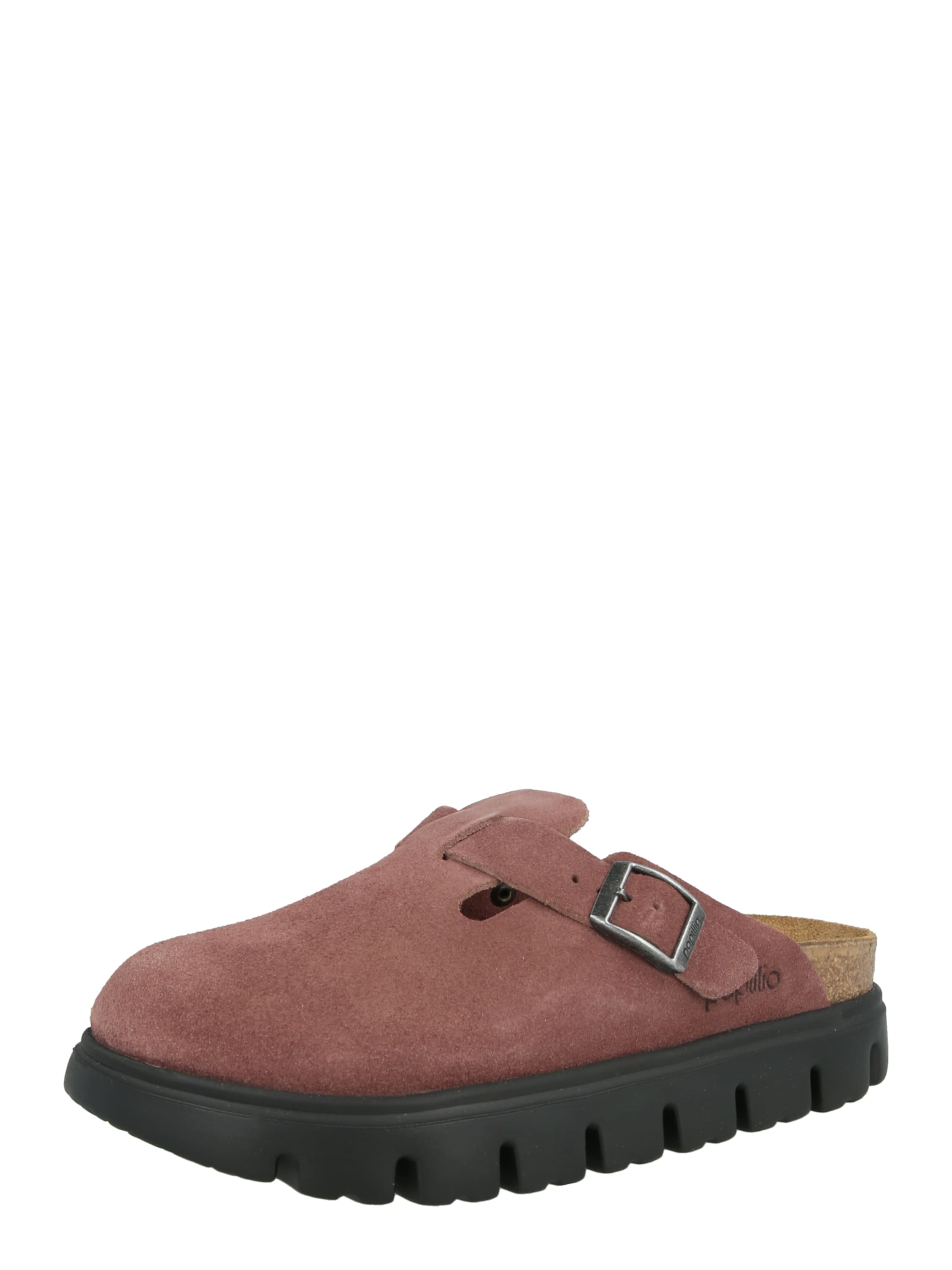 BIRKENSTOCK Nizki natikači 'Boston' | rdeča barva: sprednja stran