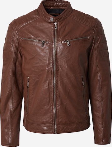 Mauritius Between-Season Jacket 'Derry' in Brown: front