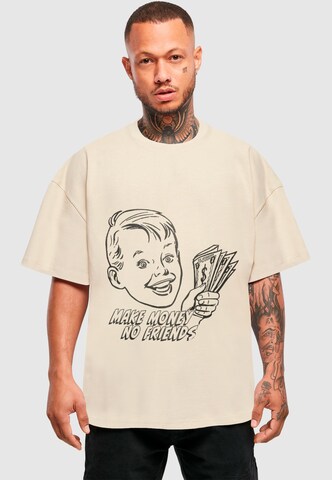 T-Shirt 'Make Money' 2Y Studios en beige : devant