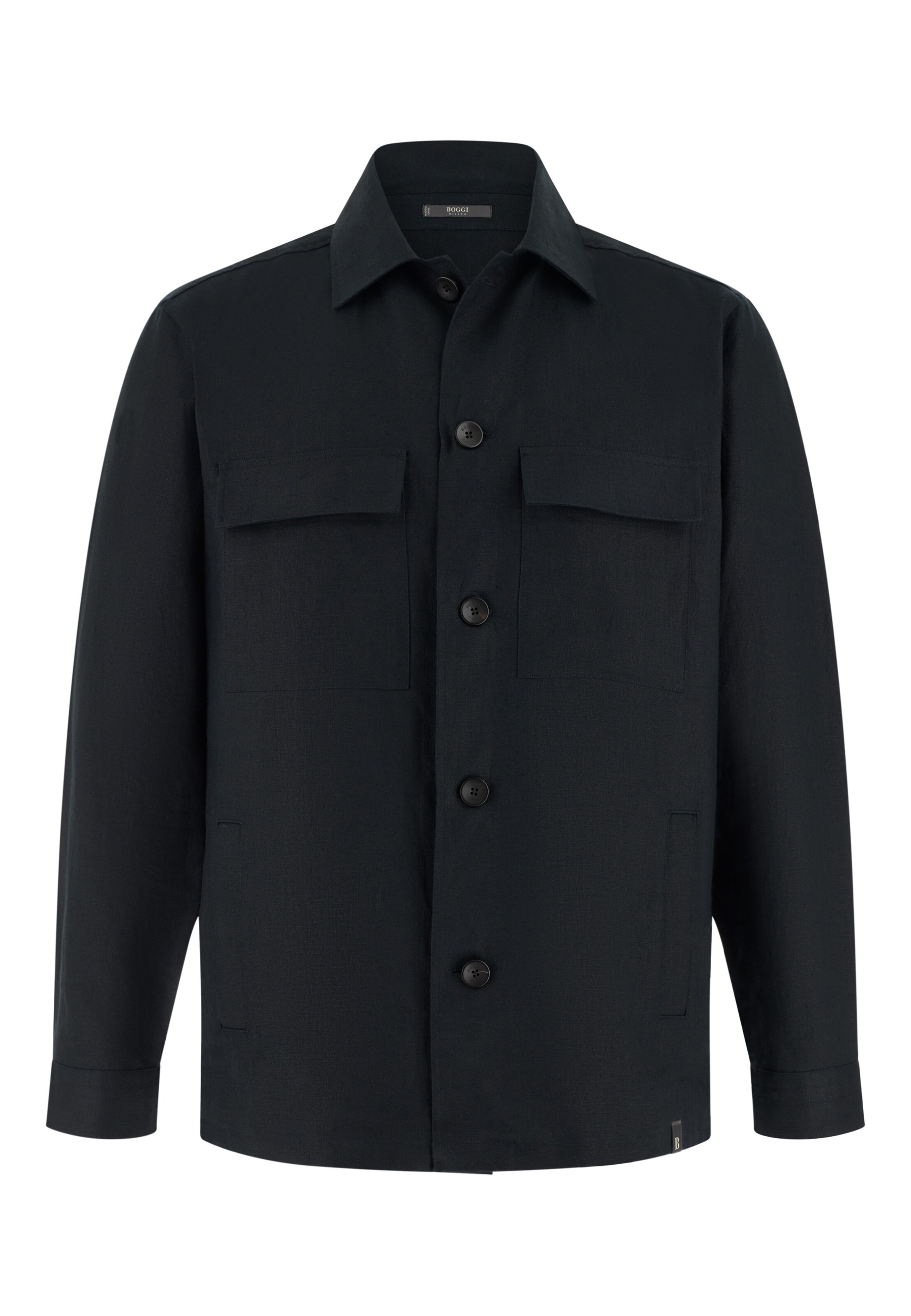 Boggi Milano Between-Season Jacket 'Link' in Black: front