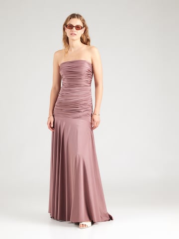 mascara Evening Dress in Purple