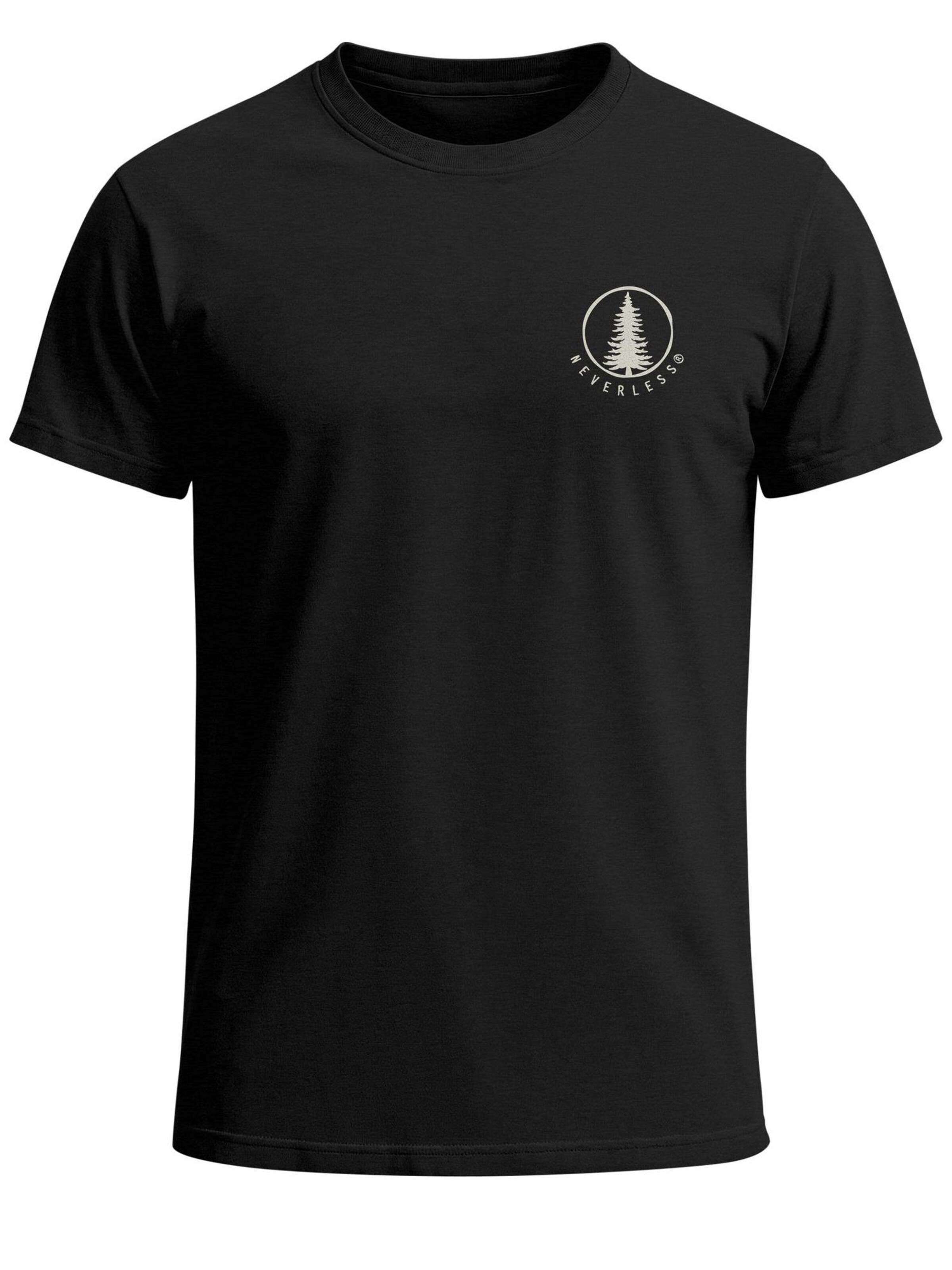 Neverless Shirt 'Tree' in Black: front