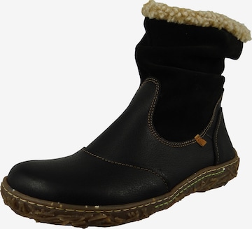EL NATURALISTA Ankle Boots 'Nido' in Black: front