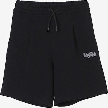 MSGM Regular Hose 'Bermuda felpa nero per bambino' in Schwarz: Vorderseite
