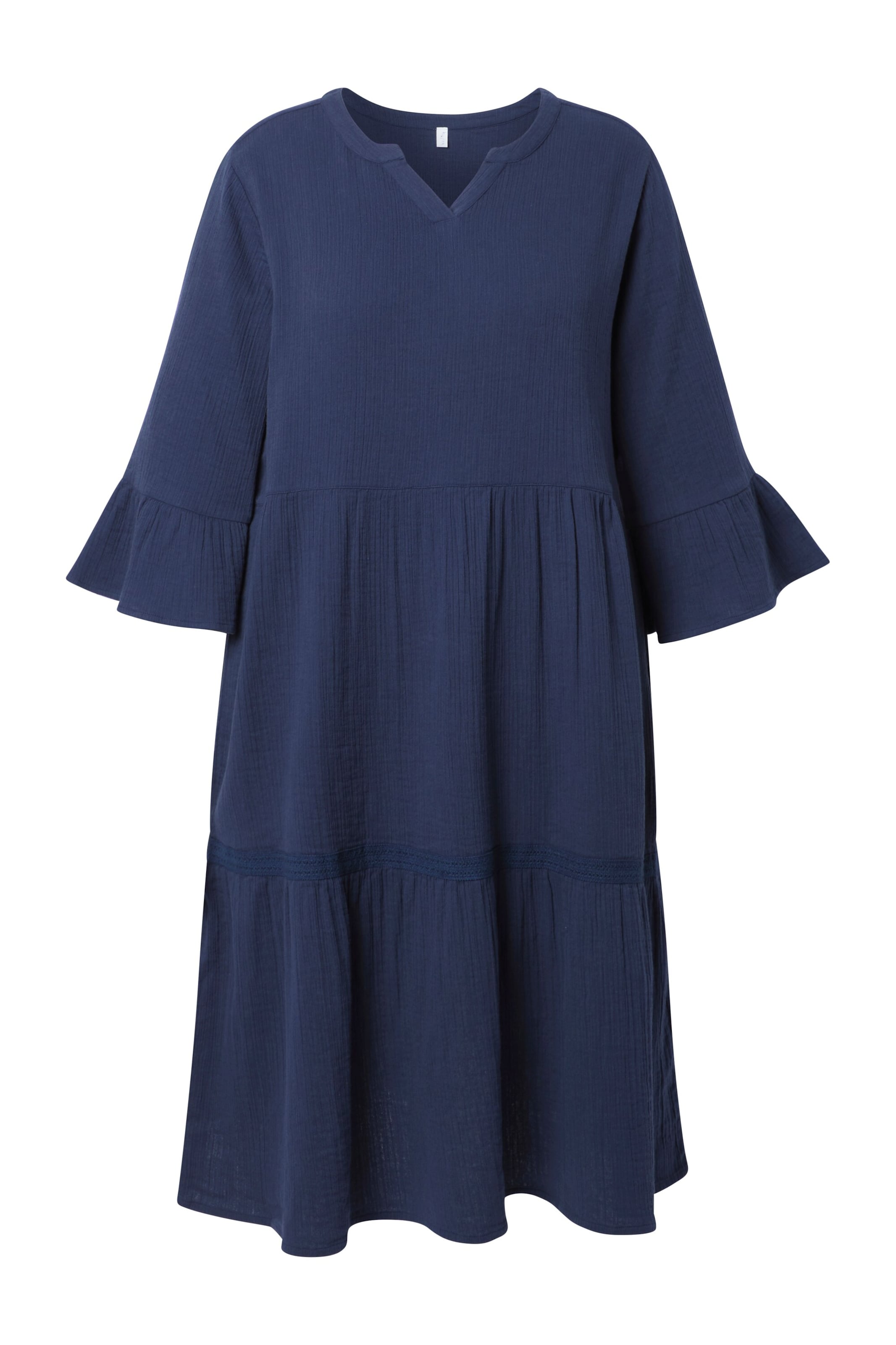 Ulla Popken Kleid in Blau: Vorderseite