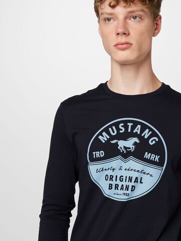 MUSTANG Shirt 'Adrian' in Blau