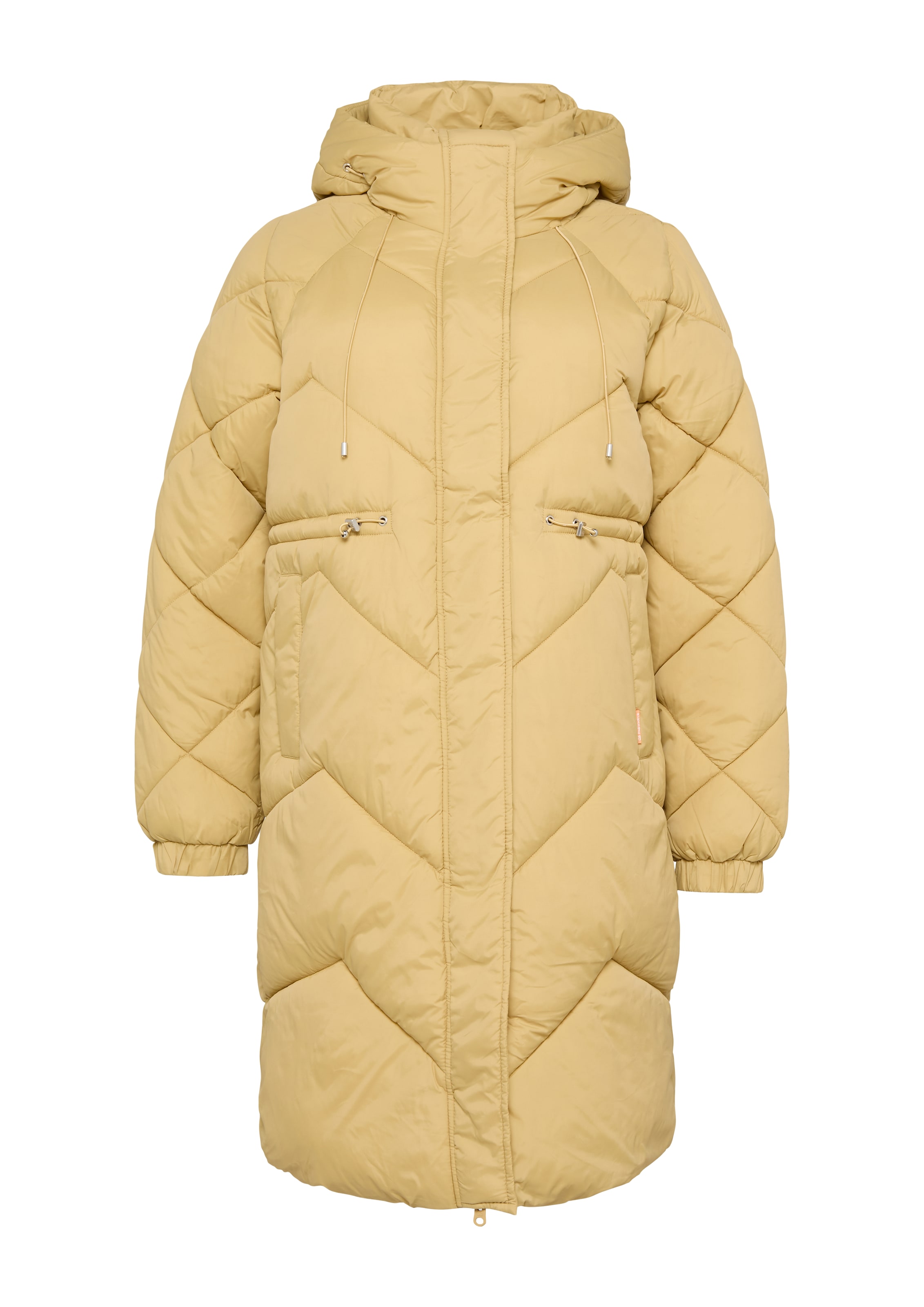 QS Wintermantel in Geel: voorkant