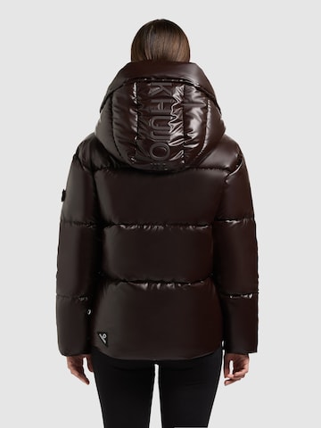 khujo Winter jacket 'Devina2 Shiny' in Brown
