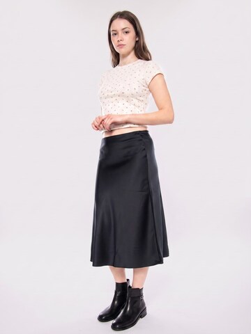 LEVI'S ® Nederdel 'Women's Ariel Midi Slip Skirt' i sort: forside