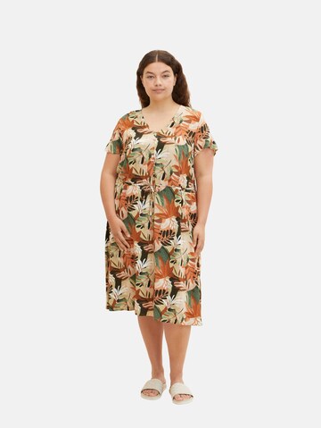 Tom Tailor Women + Dress in Orange: front