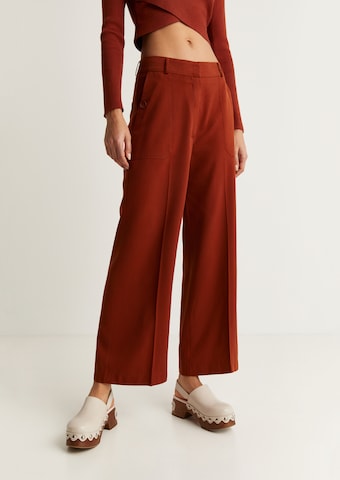 regular Pantaloni di Scalpers in rosso: frontale