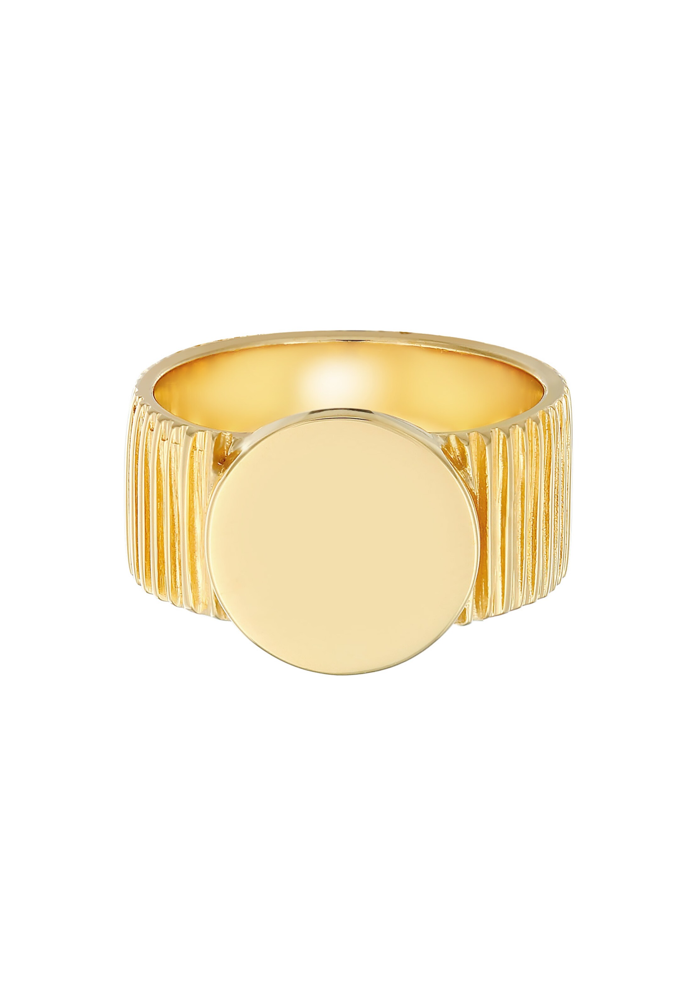 ELLI PREMIUM Ring Siegelring in Gold