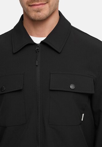 INDICODE JEANS Comfort fit Zakelijk overhemd 'Rommie' in Zwart