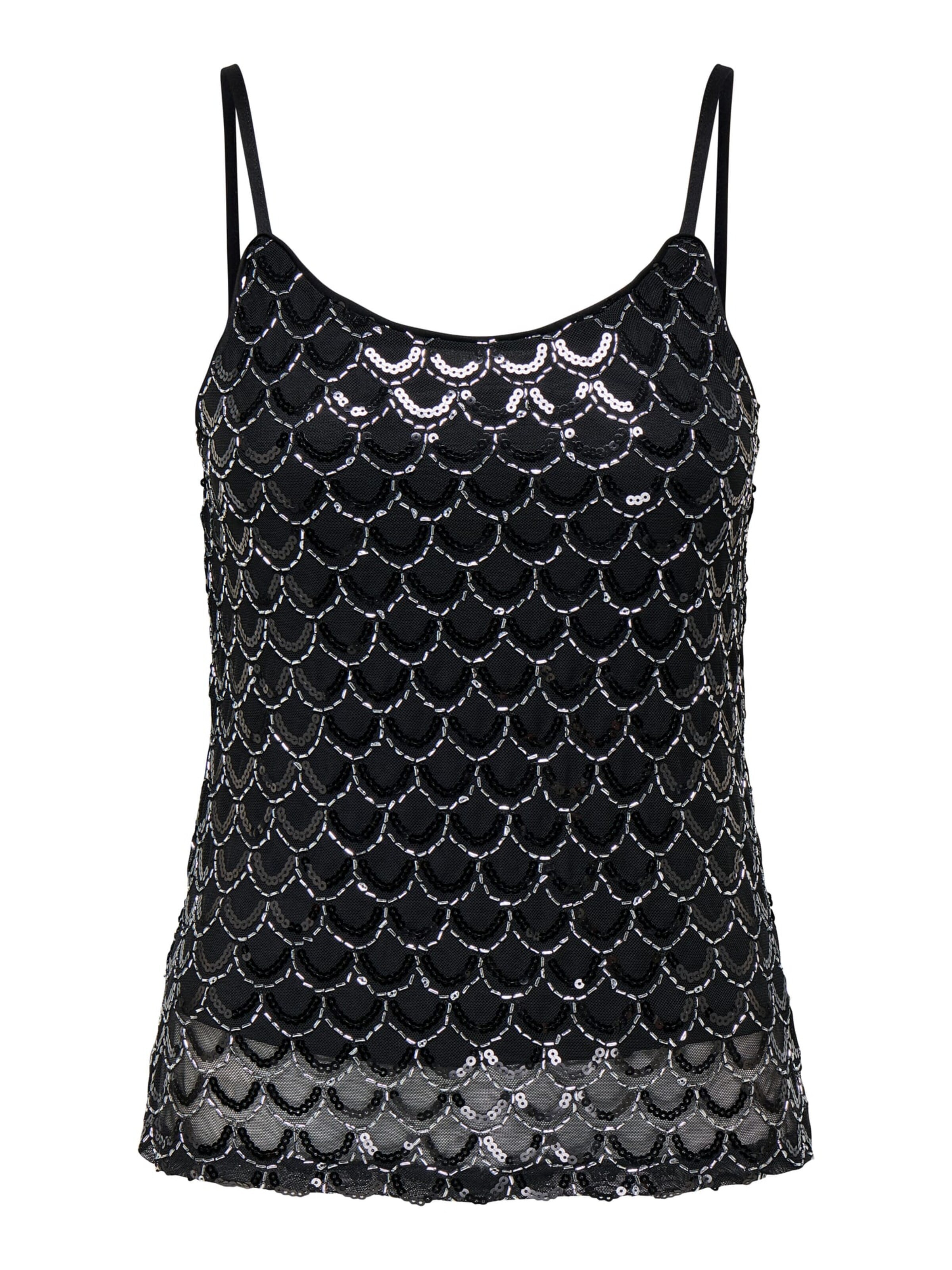 ONLY Tricot 'Lima' in Zwart: voorkant