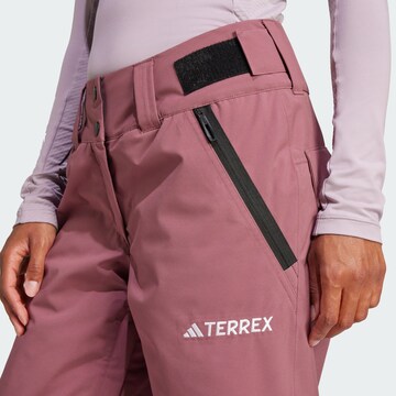 ADIDAS TERREX Loose fit Sports trousers 'Xperior' in Red