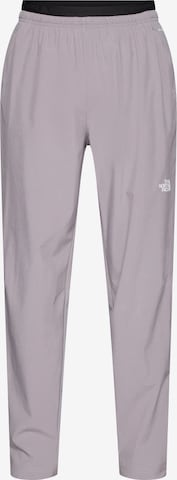 THE NORTH FACE Regular Ulkoiluhousut 'MOUNTAIN ATHLETICS' värissä harmaa: etupuoli