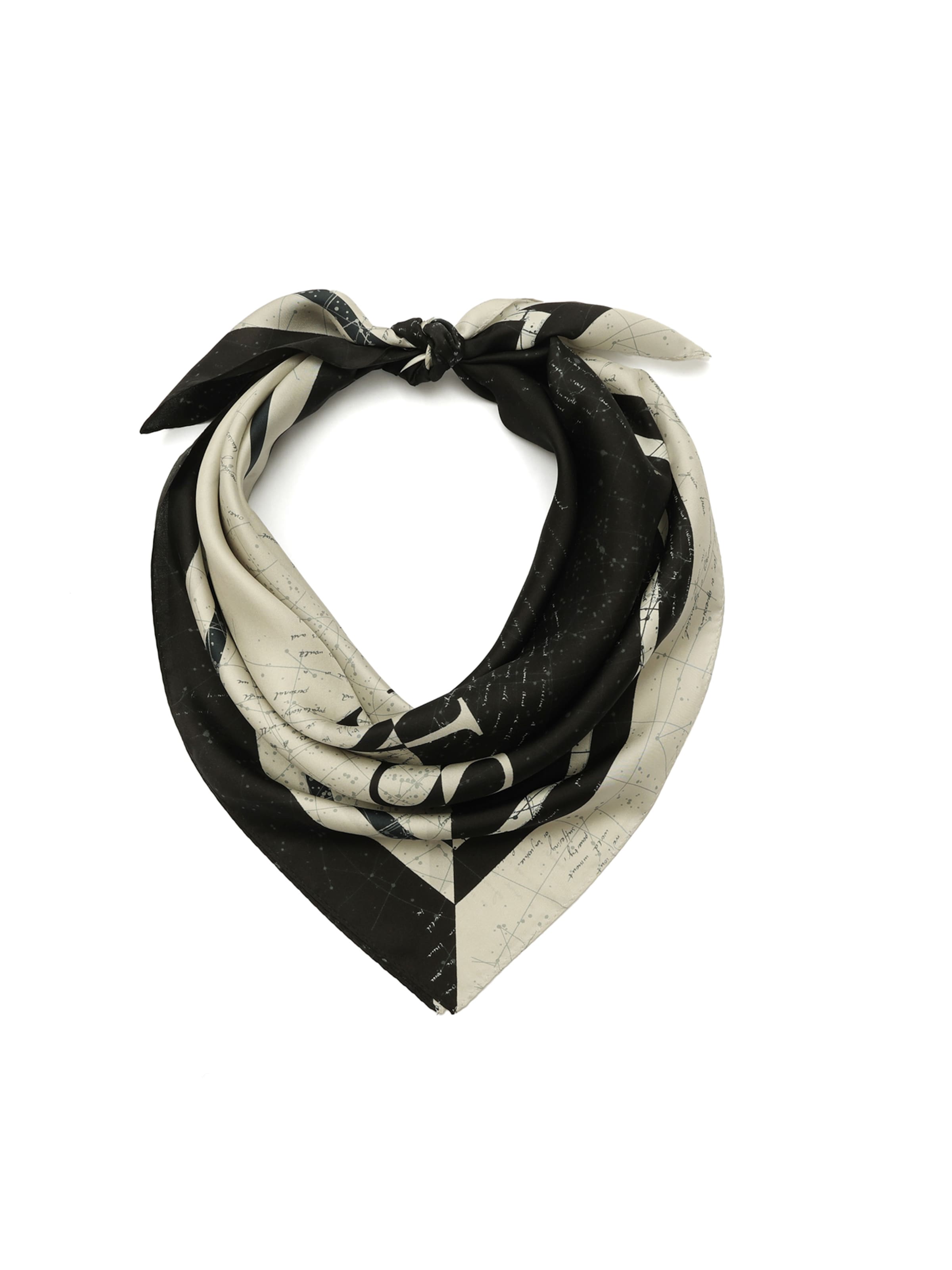 Foulard AllSaints en noir : devant