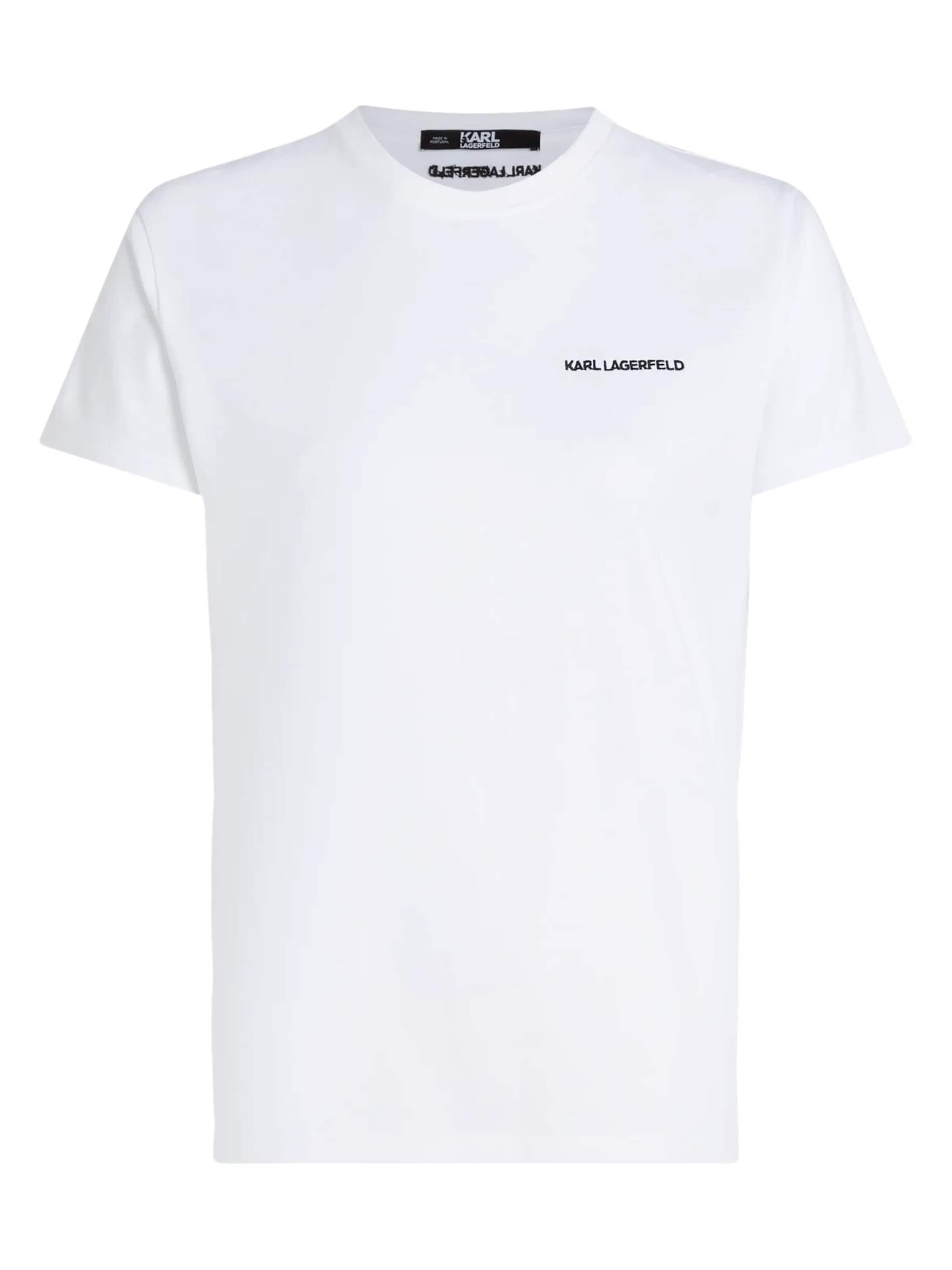Karl Lagerfeld - Camiseta en blanco: frente