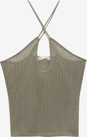 Pull&BearTop s naramenicama - zelena boja: prednji dio