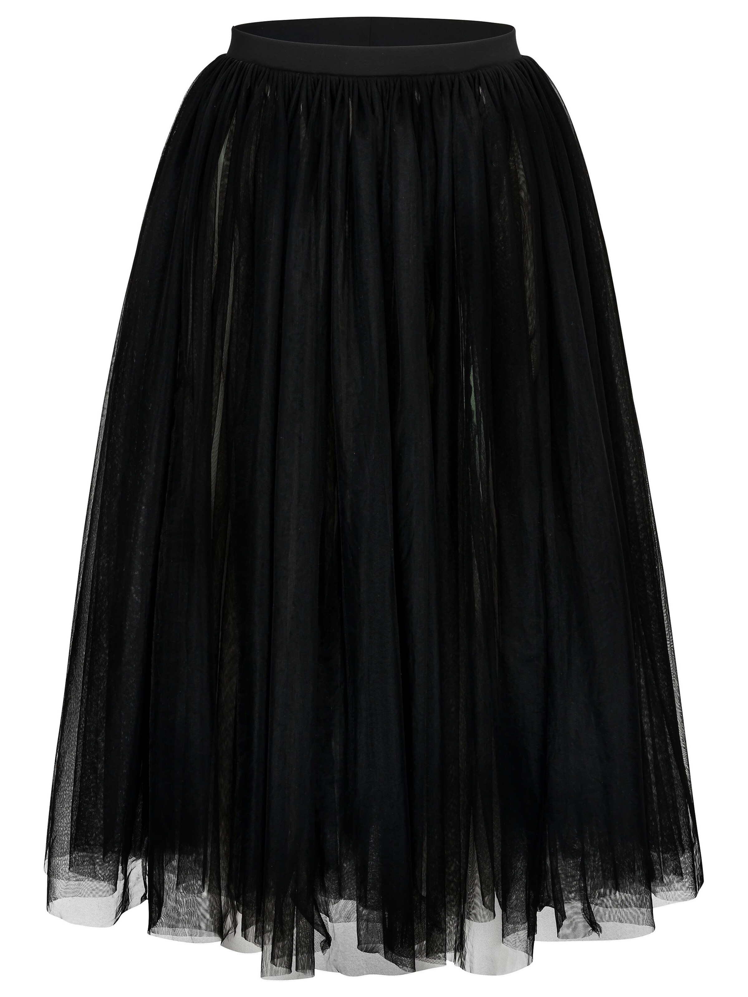 Tanzmuster Sportrock 'Yvonne'‌‌‌‌‌‌‌ in Schwarz: Vorderseite