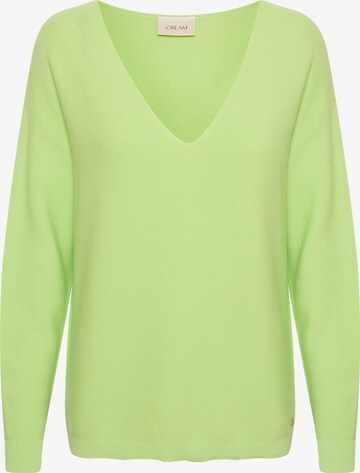 Pull-over 'Sillar' Cream en vert : devant