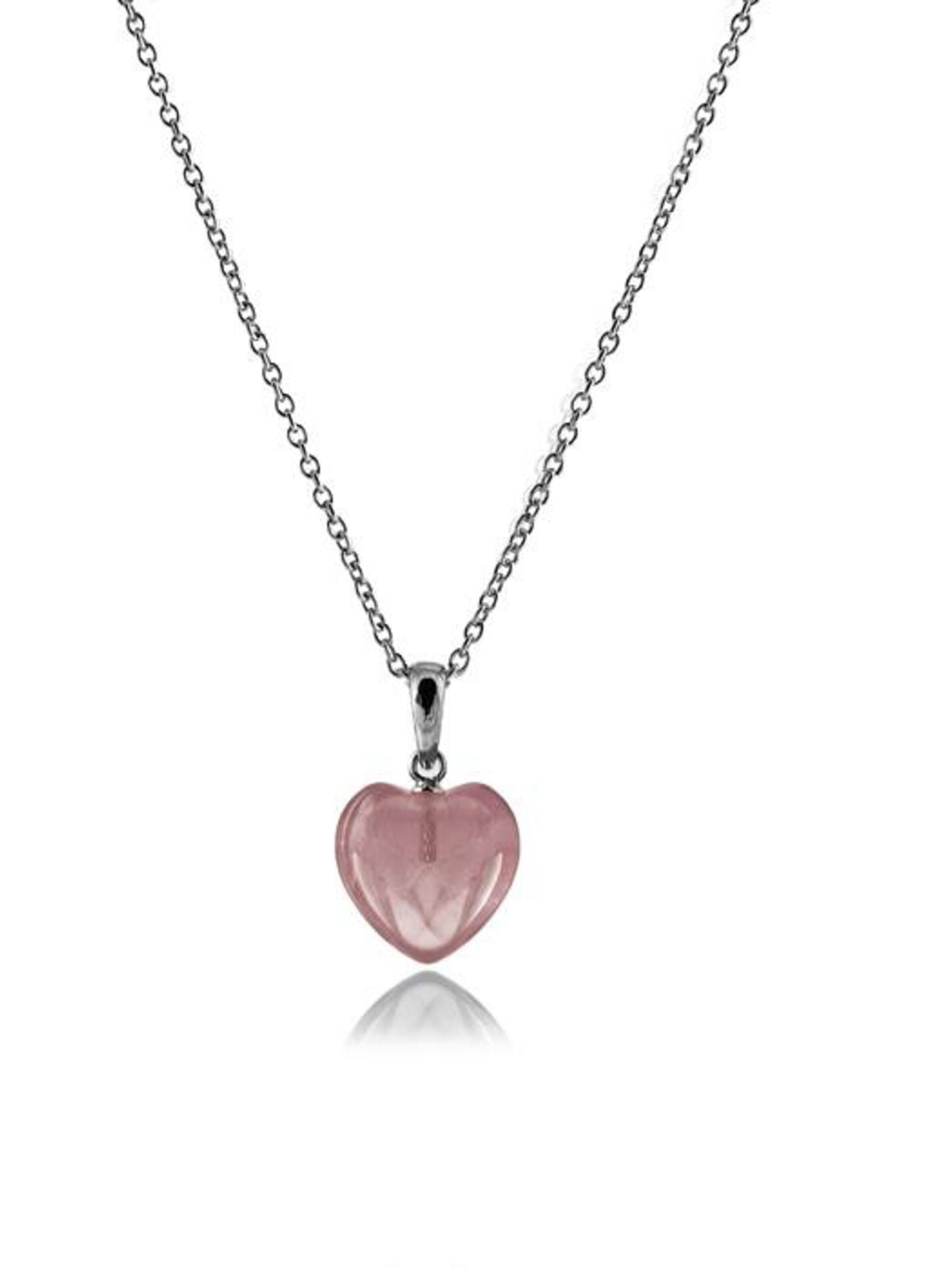 Luxenter Ketting 'Yedia' in Roze: voorkant