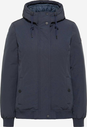 DreiMaster Klassik Winterjas in Blauw: voorkant