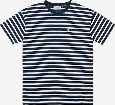 Tricou 'Robie' Carhartt WIP pe bleumarin / alb, Vizualizare produs