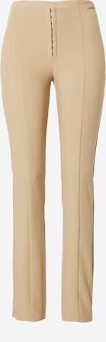 Coupe slim Pantalon Calvin Klein Jeans en beige : devant