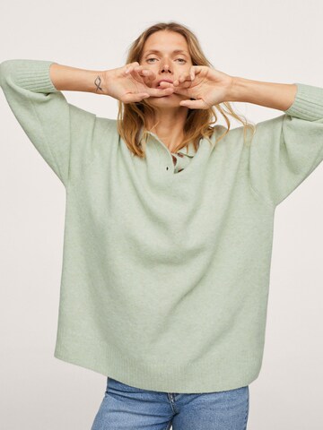 MANGO Sweater 'TALDORA' in Green