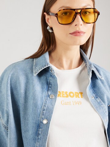 T-shirt 'RESORT' GANT en blanc