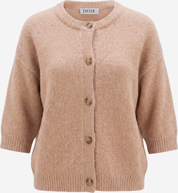 EDITED Knit cardigan 'Oline' in Pink: front