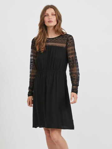 VILA Φόρεμα 'VIUris' σε μαύρο: μπροστά