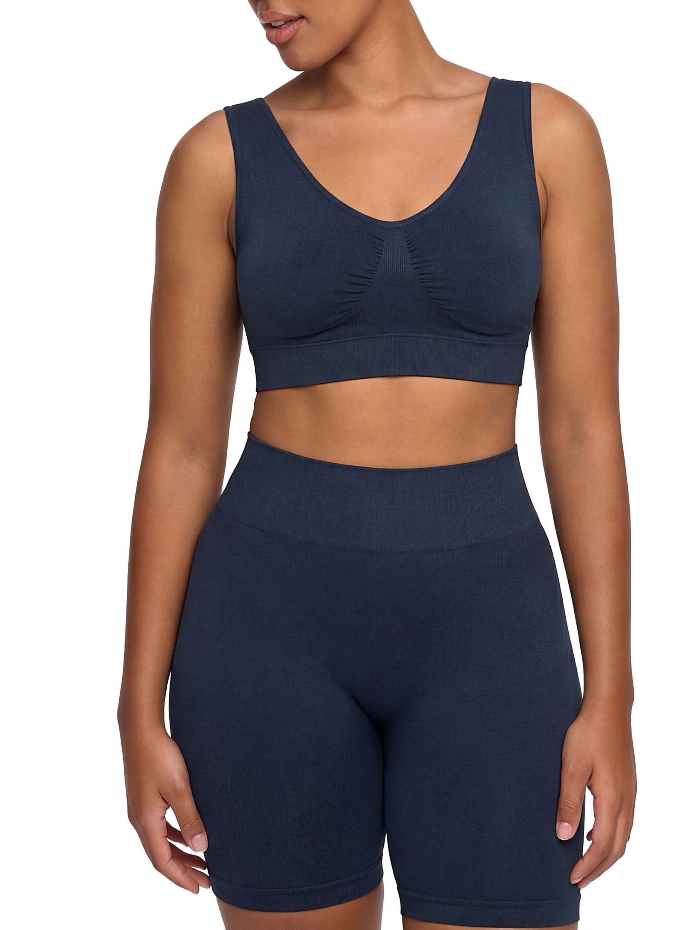cfab Bustier BH 'Comfy Bra' in Blauw: voorkant