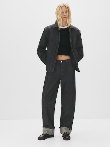 Pull&Bear Prechodná bunda - Čierna: predná strana