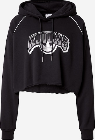 ADIDAS ORIGINALS Sweatshirt in Black: front