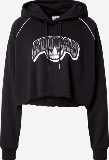 ADIDAS ORIGINALS Sportisks džemperis, krāsa - melns / balts, Preces skats