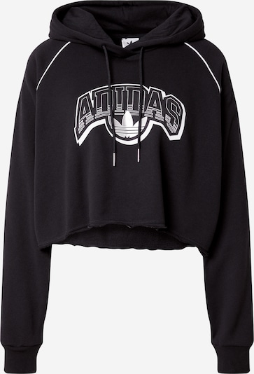 ADIDAS ORIGINALS Sweatshirt i svart / hvit, Produktvisning