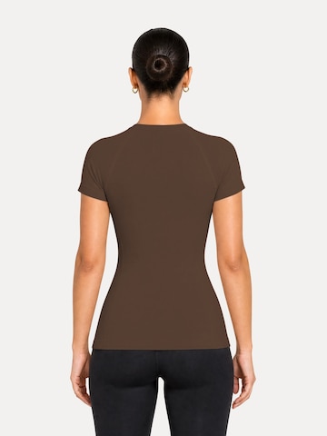 T-shirt ' Lyana ' Smilodox en marron