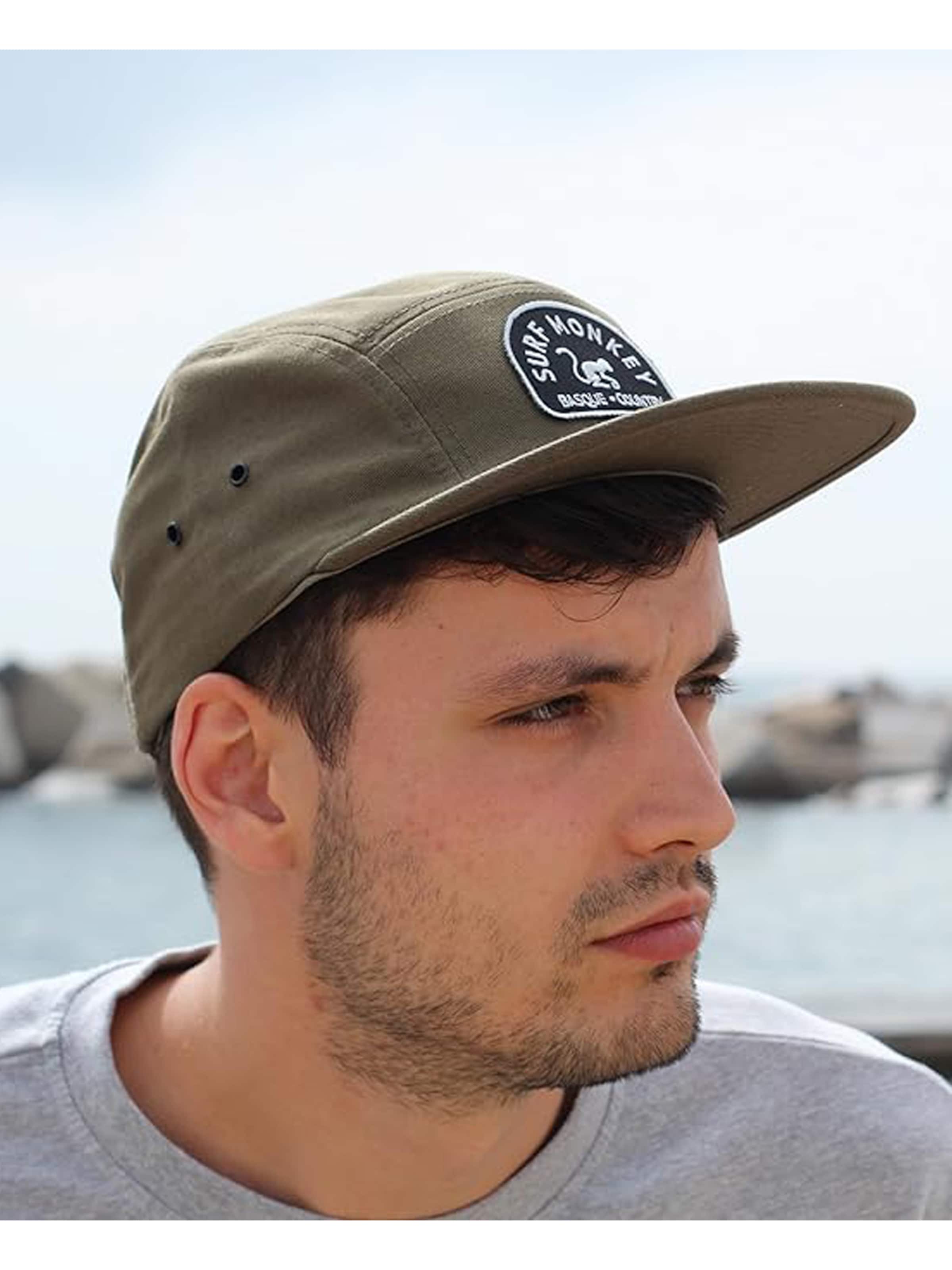 Surf Monkey Athletic Cap in Green