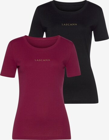 LASCANA Shirt in Red: front