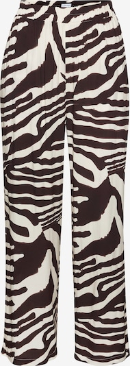 Pantaloni pe 44 LASCANA pe crem / maro închis, Vizualizare produs