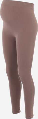 MAMALICIOUS Skinny Leggings 'Alanis' in Grau: predná strana