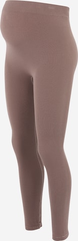 MAMALICIOUS Skinny Leggings 'Alanis' in Grey: front