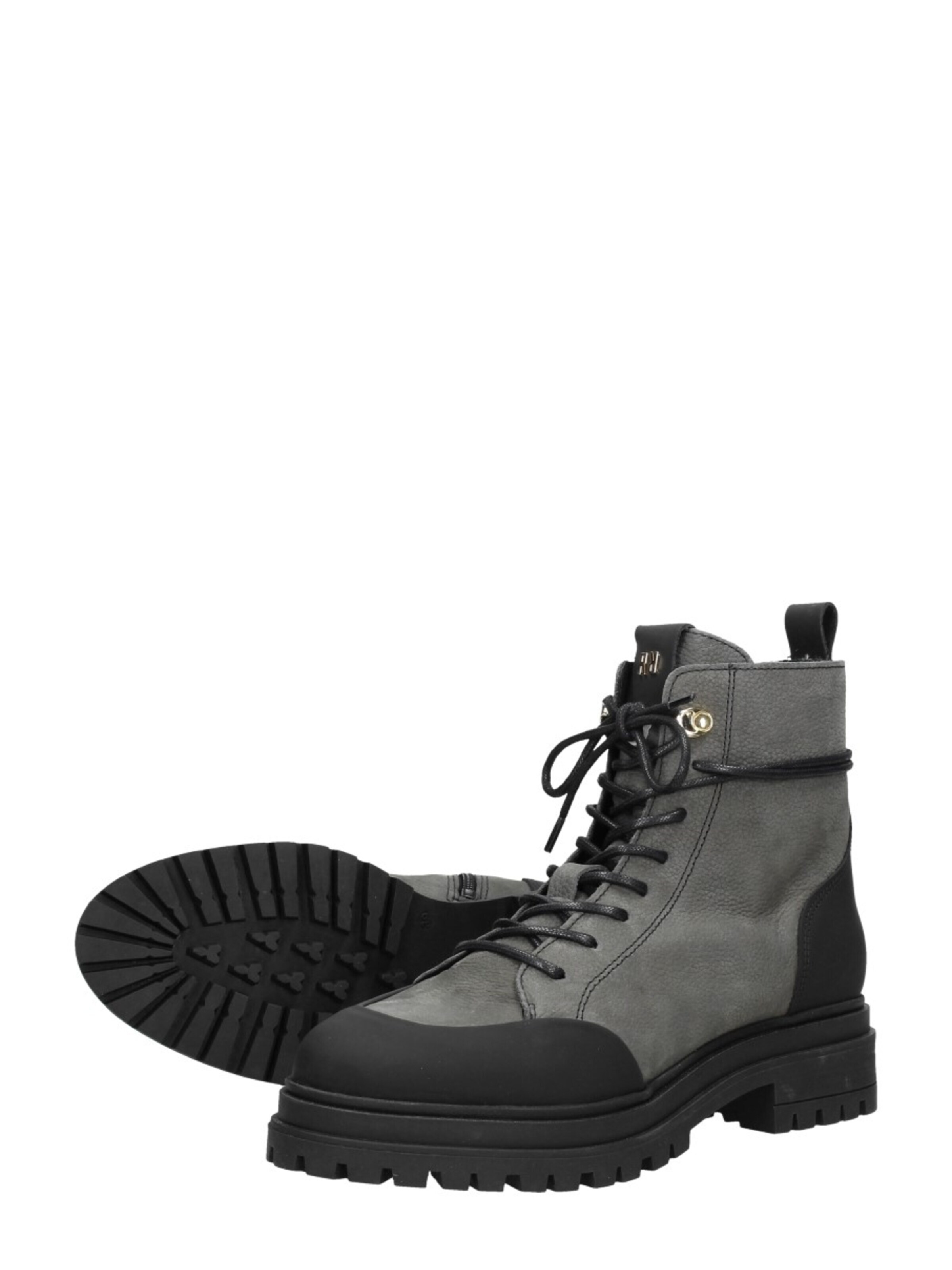 Chaussure à lacets 'Veterschoenen Hoog' Red-Rag en gris